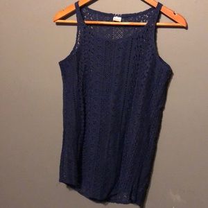Lace tank top